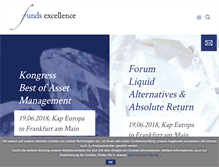 Tablet Screenshot of fundsexcellence.com